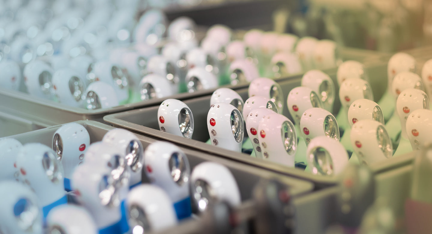 Close up on Fun Factory Toy handles