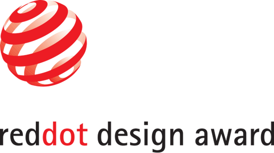 Reddot design award logo, awarded to Fun Factory